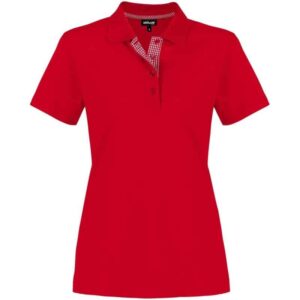 Ladies New York Golf Shirt – Red