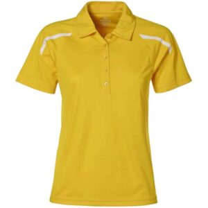 Ladies Nyos Golf Shirt – Yellow