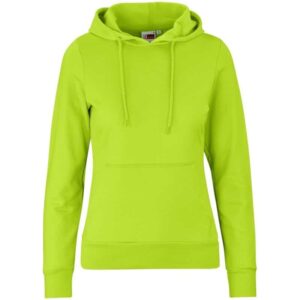 Ladies Omega Hooded Sweater – Lime