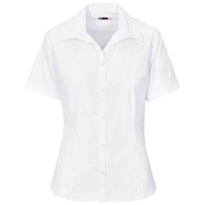 Ladies Short Sleeve Cotton Twill Moderna Shirt