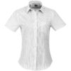 Ladies Short Sleeve Huntington Shirt – White Black
