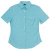 Ladies Short Sleeve Rita Shirt – Aqua