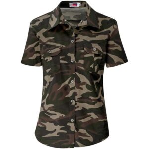 Ladies Short Sleeve Wildstone Shirt – Camouflage