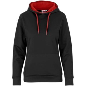 Ladies Solo Hooded Sweater – Red