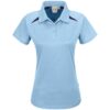 Ladies Splice Golf Shirt – Light Blue
