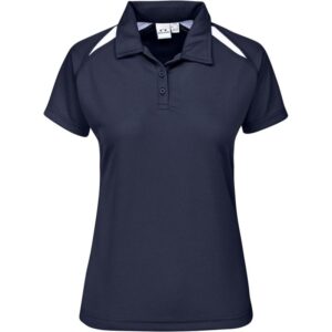 Ladies Splice Golf Shirt – Navy