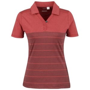 Ladies Streak Golf Shirt – Red