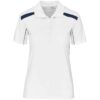 Ladies United Golf Shirt – White Navy