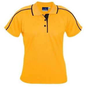 Ladies Vegas Golf Shirt – Yellow