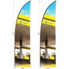 Legend 2m Sublimated Arcfin Flying Banner Skin – Set of 2 (Excludes Hardware)