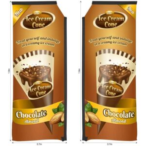 Legend 2m Sublimated Telescopic Double -Sided Flying Banner Skin (Excludes Hardware)