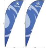 Legend 3m Sublimated Sharkfin Flying Banner Skin – Set of 2 (Excludes Hardware)
