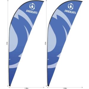 Legend 3m Sublimated Sharkfin Flying Banner Skin – Set of 2 (Excludes Hardware)