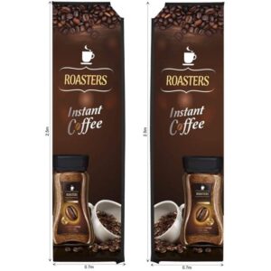 Legend 3m Sublimated Telescopic Double -Sided Flying Banner Skin (Excludes Hardware)