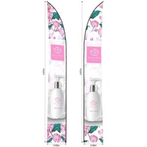 Legend 4m Sublimated Arcfin Double -Sided Flying Banner Skin (Excludes Hardware)