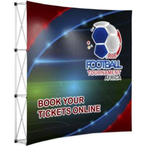 Legend Curved Banner Wall 2.15m – 2.25m