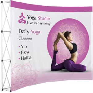 Legend Curved Banner Wall 2.85m – 2.25m