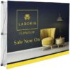 Legend Double -Sided Straight Banner Wall 1.52m – 2.25m