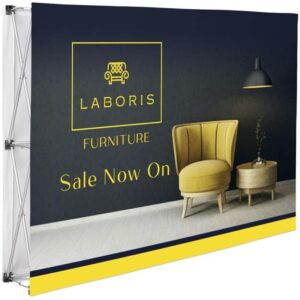 Legend Double -Sided Straight Banner Wall 1.52m – 2.25m