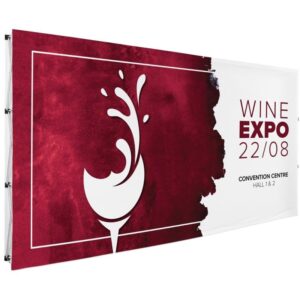 Legend Double -Sided Straight Banner Wall 4.45m – 2.25m