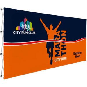 Legend Straight Banner Wall 4.45m – 2.25m