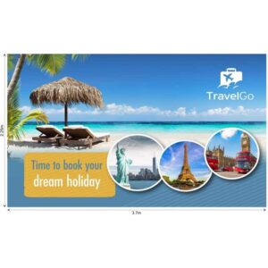 Legend Straight Banner Wall Skin 3.7m – 2.25m (Excludes Hardware)