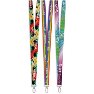 Lobster Clip Double -Sided Sublimation Petersham Lanyard