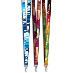 Lobster Clip Double -Sided Sublimation Satin Lanyard