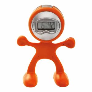 Man Shaped Alarm Clock With Memo Holder