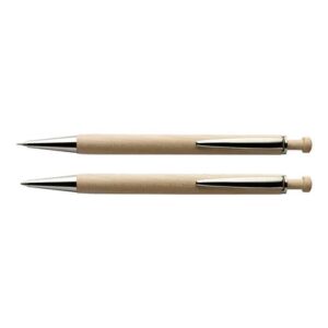 Maple Wood Pen And Clutch Pencil Set