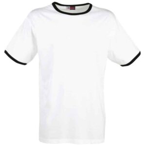 Mens Adelaide Contrast T-Shirt – Black
