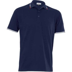 Mens Ash Golf Shirt – Navy