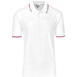 Mens Ash Golf Shirt – White