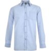 Mens Long Sleeve Apollo Shirt – Light Blue