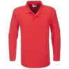 Mens Long Sleeve Boston Golf Shirt – Red