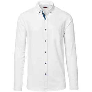Mens Long Sleeve Casablanca Shirt – Navy