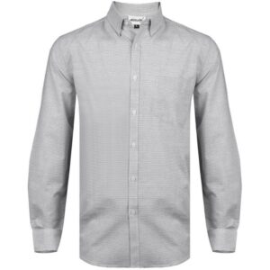 Mens Long Sleeve Earl Shirt – Grey