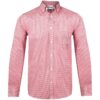 Mens Long Sleeve Edinburgh Shirt – Red