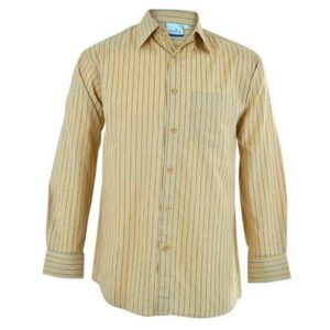 Mens Long Sleeve Finlay Shirt – Stone