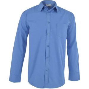 Mens Long Sleeve Haiden Shirt – Light Blue