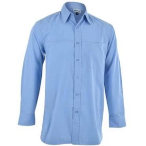 Mens Long Sleeve Harry Casual Shirt – Sky Blue