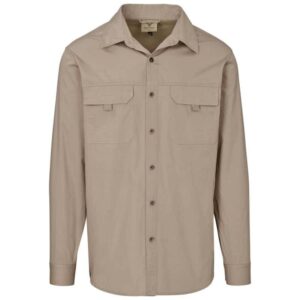 Mens Long Sleeve Mawenzi Twill Shirt