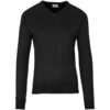 Mens Long Sleeve Peru V-Neck Jersey – Black