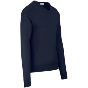 Mens Long Sleeve Peru V-Neck Jersey – Navy