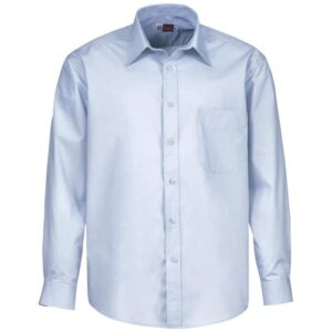 Mens Long Sleeve Washington Shirt – Blue