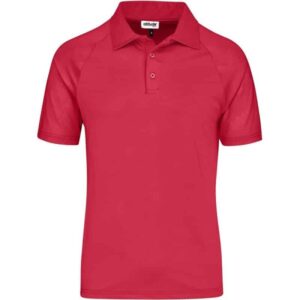 Mens Santorini Golf Shirt – Red