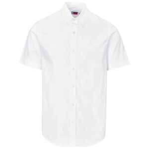 Mens Short Sleeve Cotton Twill Moderna Shirt