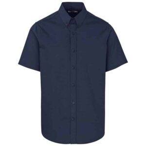Mens Short Sleeve Cotton Twill Moderna Shirt