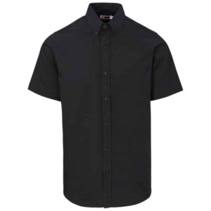 Mens Short Sleeve Cotton Twill Moderna Shirt