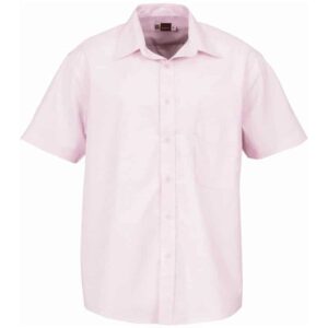 Mens Short Sleeve Washington Shirt – Pink
